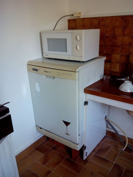 lave-vaisselle en place